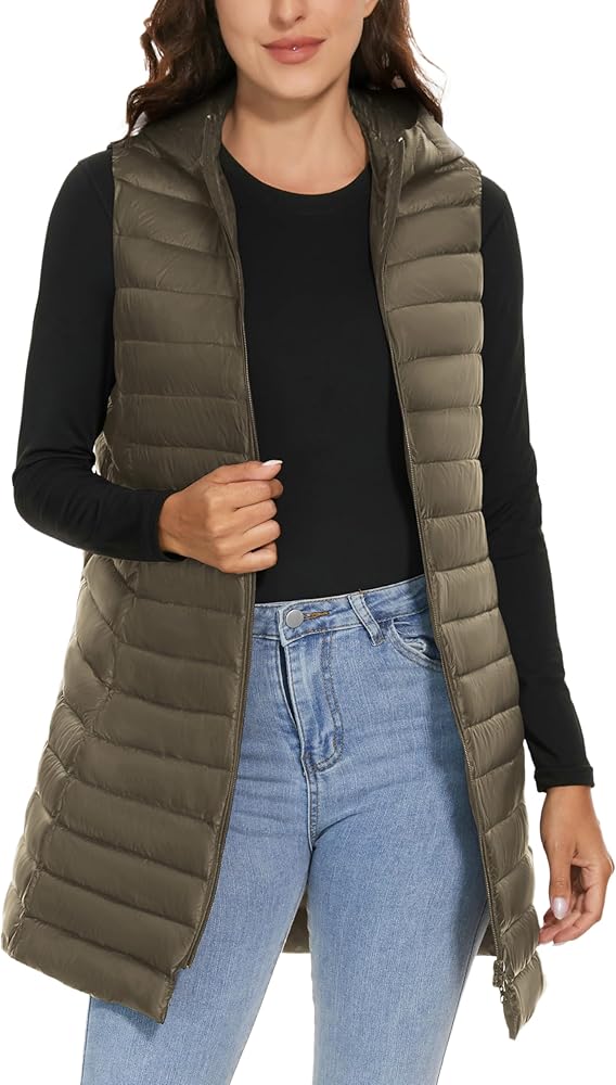 double zip reverse puffy vest 46